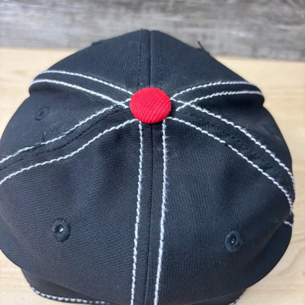 Portland Trail‎ Blazers Hat Cap Fitted Small Black NBA Basketball Adidas